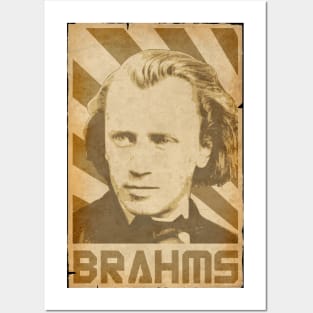 Johannes Brahms Retro Posters and Art